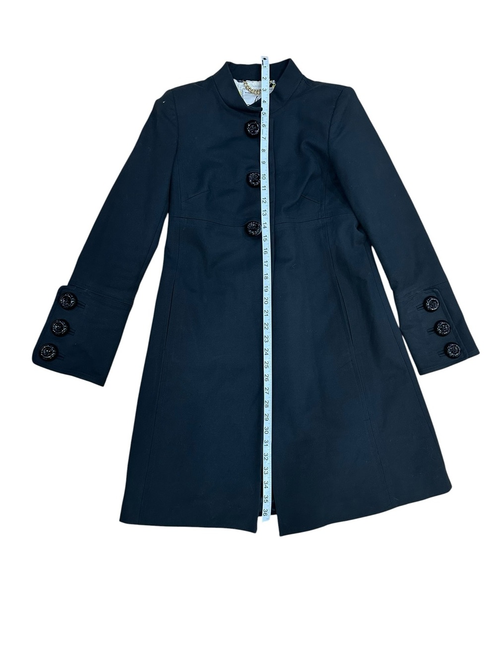 Milly of New York Women's Black Coat - Picture 10 of 10